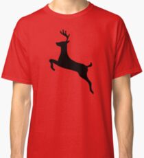 Leaping Deer Buck Silhouette Classic T-Shirt