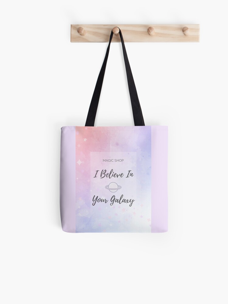 Bts Love Yourself Magic Shop Lyrics Tote Bag By Myshinykey