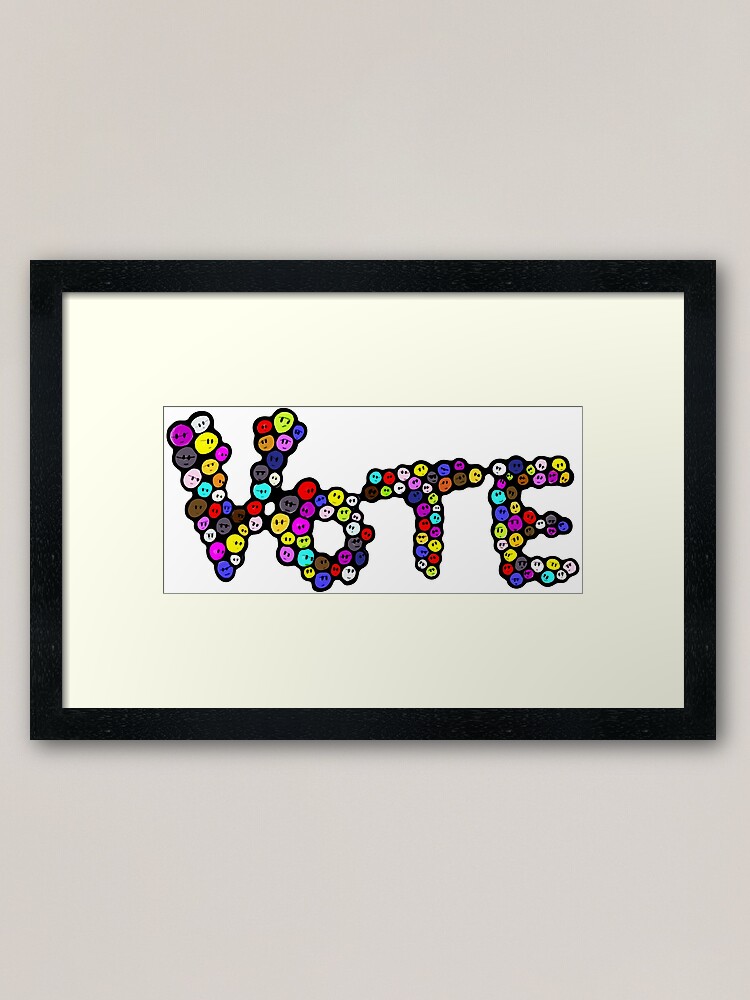 Alternate view of Vote Framed Art Print