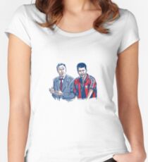 Cruyff and Guardiola, the witness passage Women's Fitted Scoop T-Shirt