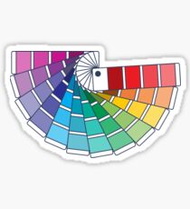 Pantone Color chip swatches books Sticker