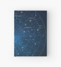 Constellation Star Map Hardcover Journal