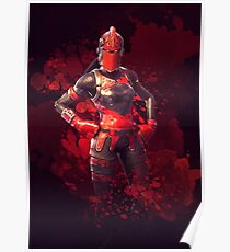 Roter Ritter Poster Poster