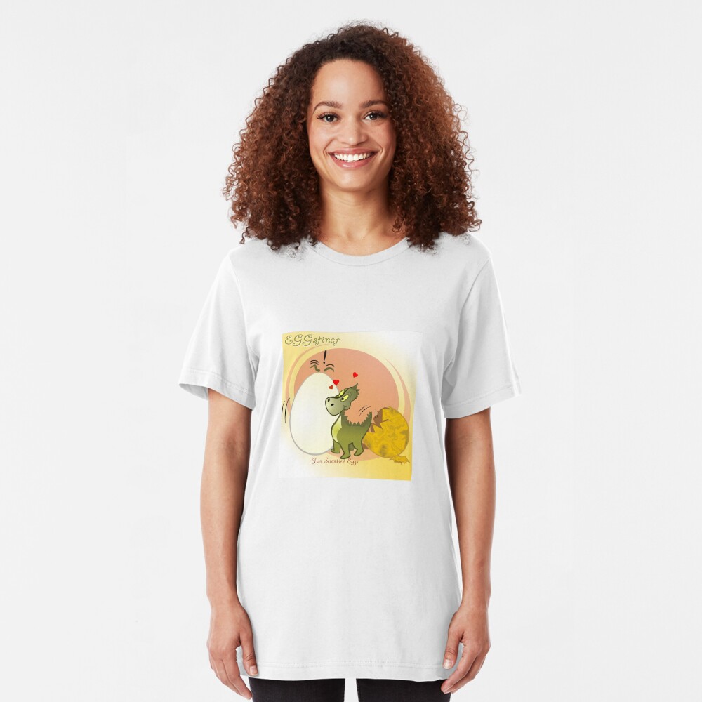 Two Scrambled Eggs - EGGstinct Slim Fit T-Shirt