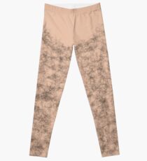 Haarige Beine. Leggings