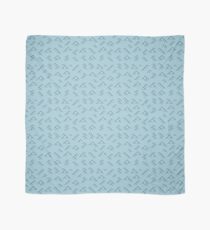 Tree diagram scarf - light blue and black Scarf