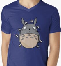 Little Totoro Men's V-Neck T-Shirt