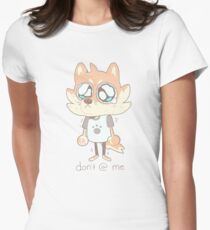 Don't @ me (larger print) Women's Fitted T-Shirt