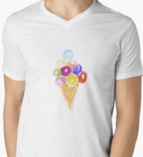 Ice cream cone Men's V-Neck T-Shirt