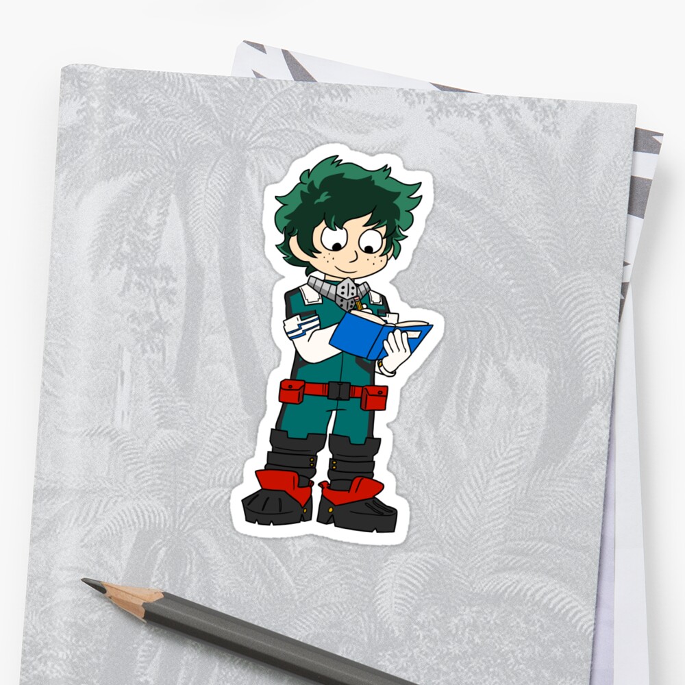 "Deku Sticker" Stickers by Snoozzze | Redbubble