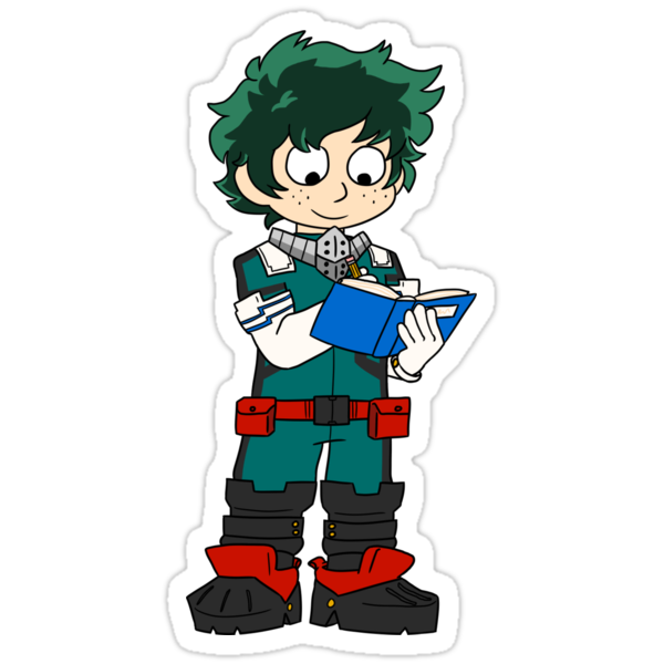 "Deku Sticker" Stickers by Snoozzze | Redbubble