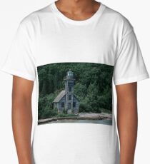 Grand Island East Channel Lighthouse Long T-Shirt