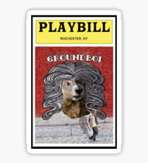 Groundhog Playbill Sticker - Groundboi/Godspell Sticker