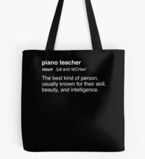 Funny Pianist / Piano Teacher Gift Tote Bag