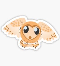 Lovely Barn Owl Sticker