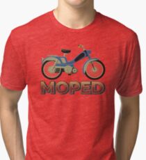 On my moped Tri-blend T-Shirt