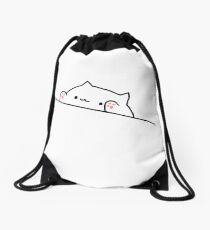 Bongo Cat Drawstring Bag