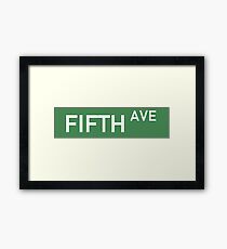 Mac Miller Fifth Ave Framed Print