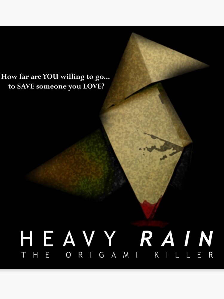 Heavy Rain The Origami Killer Canvas Print
