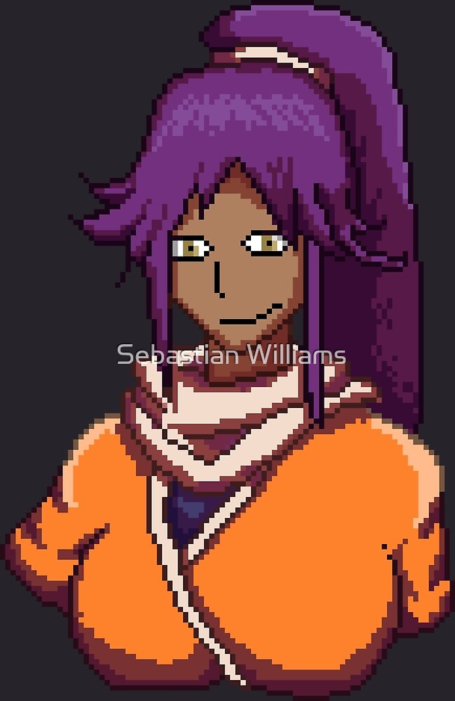 "Yoruichi Pixel" by Sebastian Williams | Redbubble