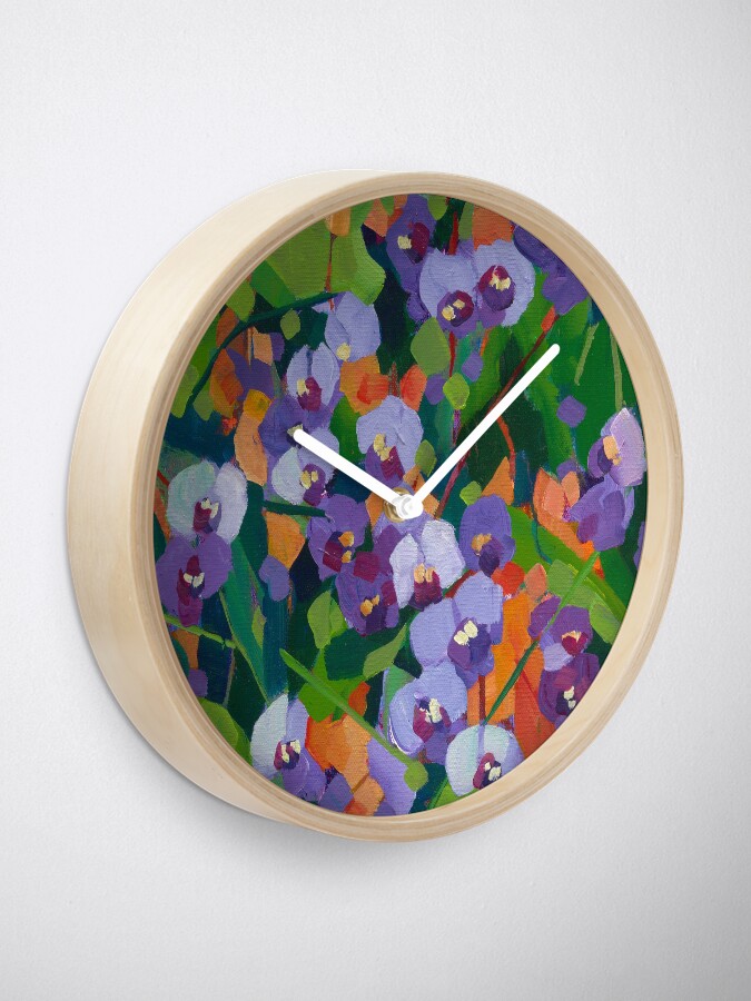 Alternate view of Hardenbergia Clock