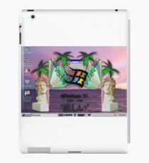 Vaporwave Hintergrund iPad-Hülle & Klebefolie