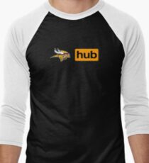 Minnesota Vikings Porn Hub Men's Baseball ¾ T-Shirt