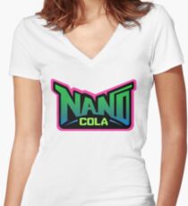 Nano Cola Women's Fitted V-Neck T-Shirt