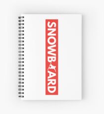 Snowboard Spiral Notebook