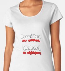 Besoffen offen Premium Scoop T-Shirt