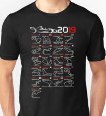 Kalender-Rennwagen 2019 nannten Schaltungen Slim Fit T-Shirt