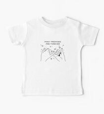 Camiseta para bebés Pinky Promises are Forever