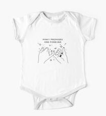 Body de manga corta para bebé Pinky Promises are Forever