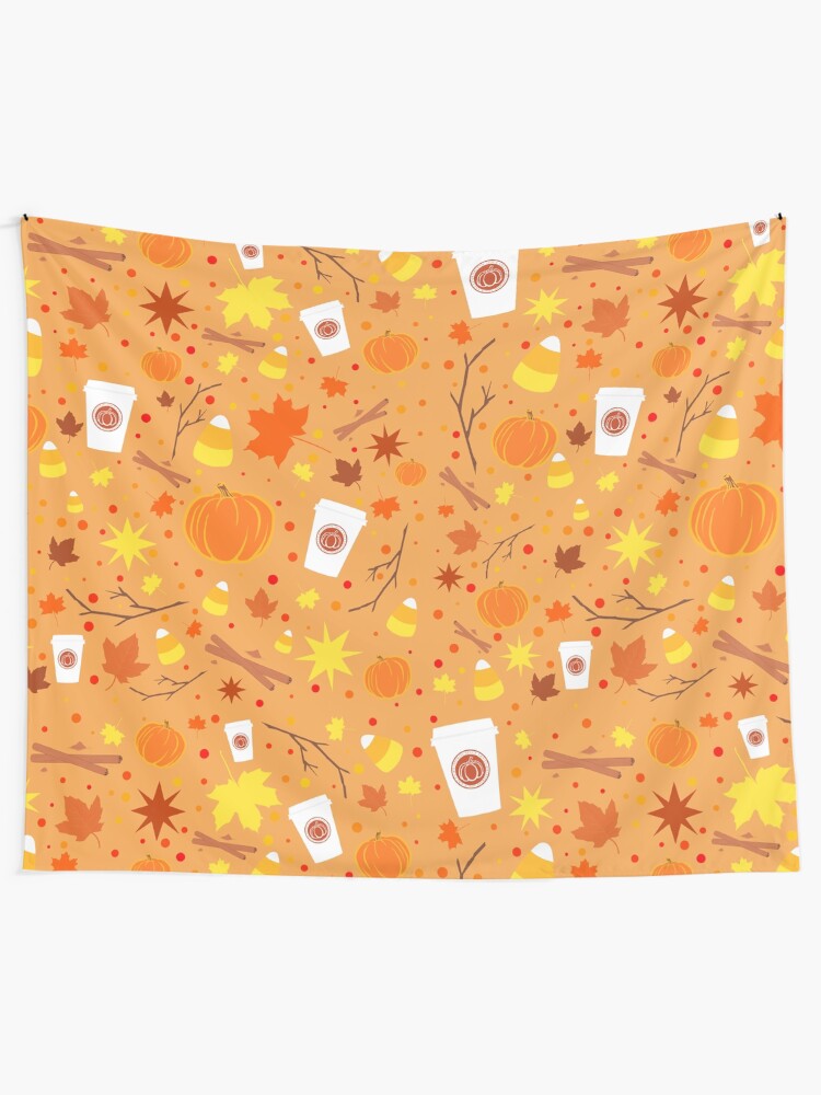 Alternate view of Pumpkin Spice Tapestry