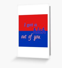 I Get a Kick Out of You -Anything Goes Greeting Card
