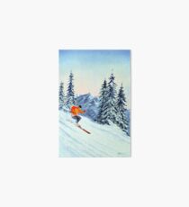 Skiing - The Clear Leader Art Board