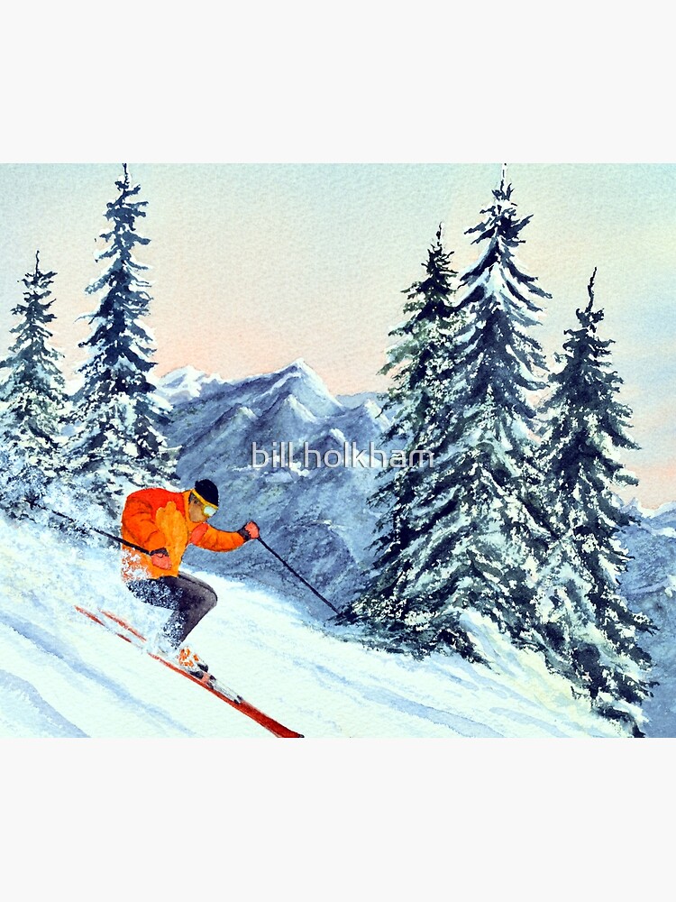Skiing - The Clear Leader by billholkham