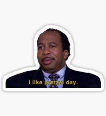 I Like Pretzel Day - Stanley Sticker