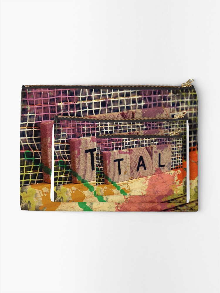 Alternate view of Tal, Hebrew name, Zipper Pouch