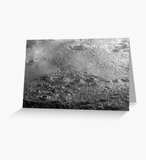 Bubbling Mud Greeting Card