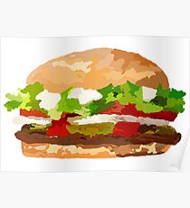 Burger Poster
