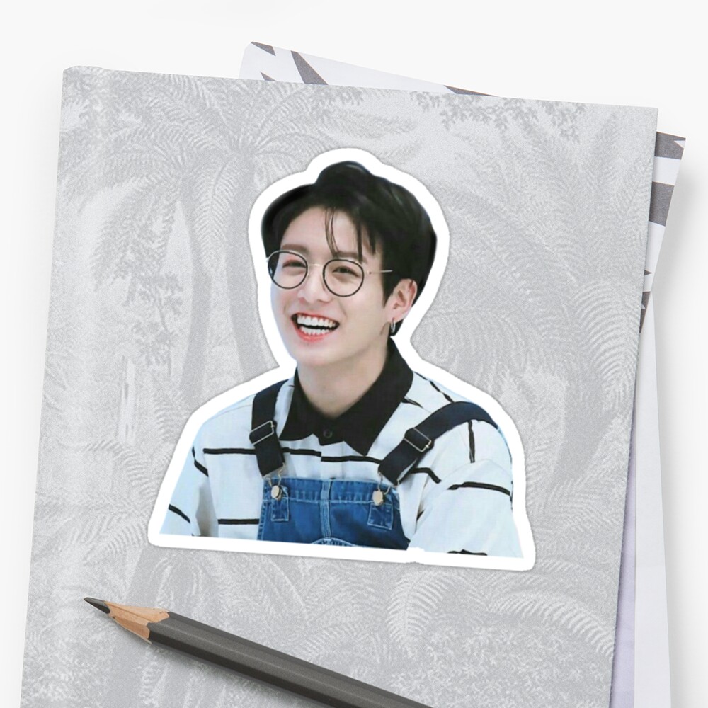 "Jungkook Sticker" Sticker by kenz0202 | Redbubble