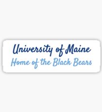 Universität von Maine, Heimat der Schwarzbären Sticker