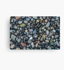 Shoreline Pebbles Closeup Canvas Print