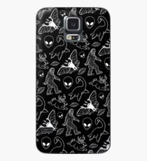 Cryptid-Muster (schwarzer Hintergrund) Hülle & Skin für Samsung Galaxy