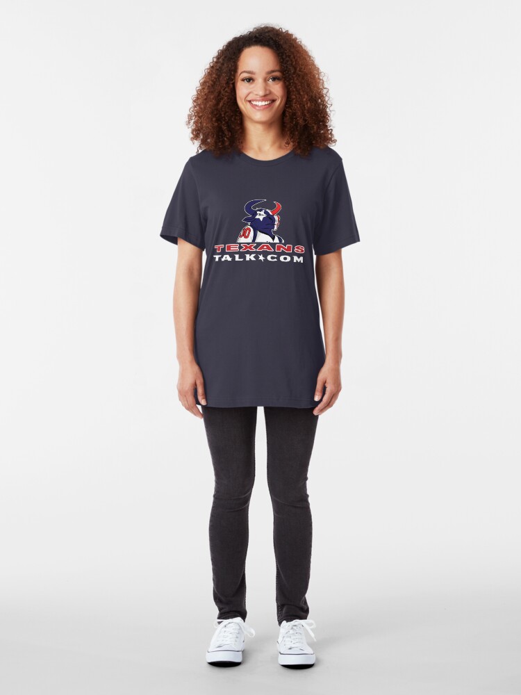 Alternate view of TexansTalk.com Logo Slim Fit T-Shirt