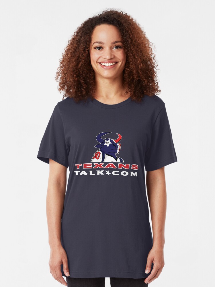 Alternate view of TexansTalk.com Logo Slim Fit T-Shirt