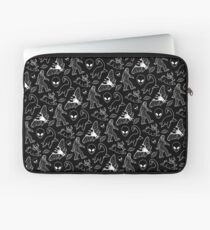 Cryptid Pattern (Black Background) Laptop Sleeve