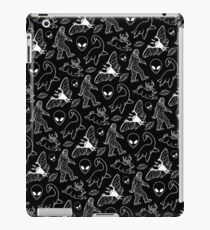Cryptid Pattern (Black Background) iPad Case/Skin