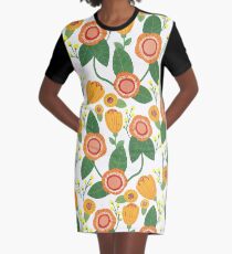 Autumnal Graphic T-Shirt Dress